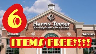 6 ITEMS FREE AT HARRIS TEETER! EASY DIGITAL DEALS!