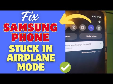 How To Fix Samsung Phone Stuck In Airplane✈️ Mode | 🔥🔥100% Working