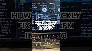 Download lagu How to quickly fix your bpm in serato dj pro #bpmsupreme #quickmix #djmixer #digitalmixingconsole mp3