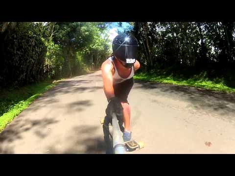 Dany Rodriguez Speedboarding en calle vieja