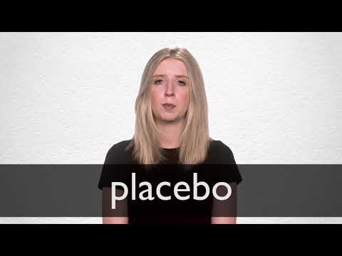 How to pronounce PLACEBO in British English