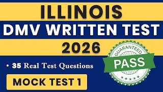 2026 ILLINOIS DMV Written Test — IL Permit Practice Exam | ILLINOIS Handbook Questions