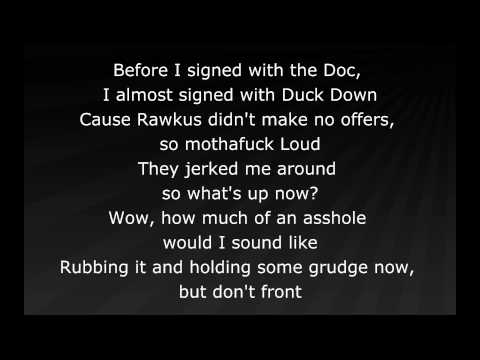 Eminem ft. Buckshot - Don't Front (lyrics)