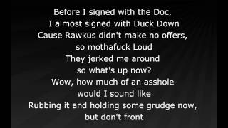 Eminem ft. Buckshot - Don&#39;t Front (lyrics)