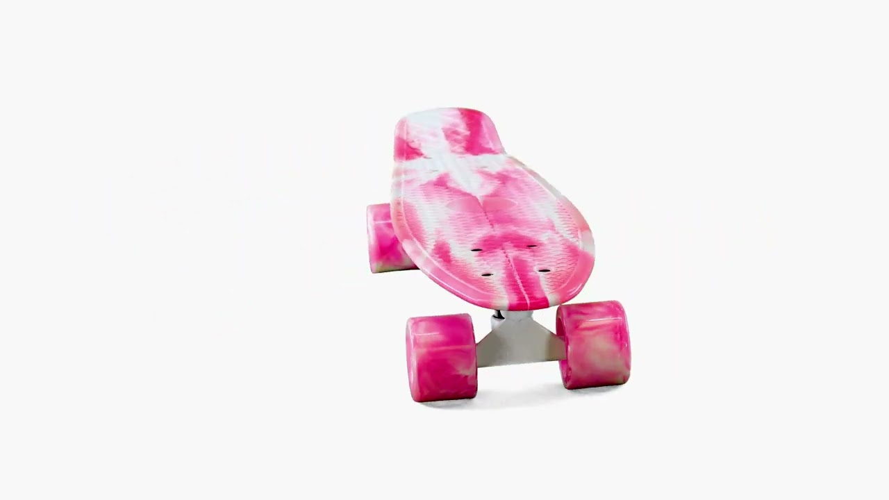 Retro Skateboard Pink