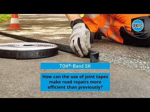 TOK®-Band SK - How can the use of joint tapes make road repairs more efficient than previously?