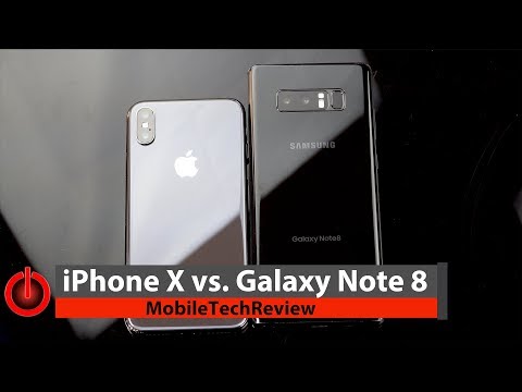 iPhone X vs. Galaxy Note 8 Comparison Smackdown