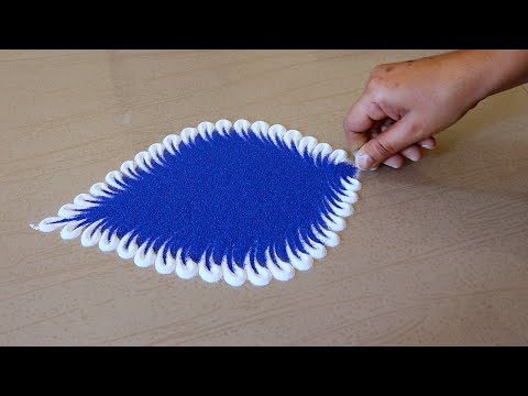 Easy And Unique Rangoli Designs | Latest Kolam Designs | Special Muggulu | Menaka's Rangoli