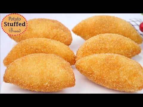 Potato Stuffed Bread Recipe - Stuffed Potato Recipe - Potato Bread Roll Recipe