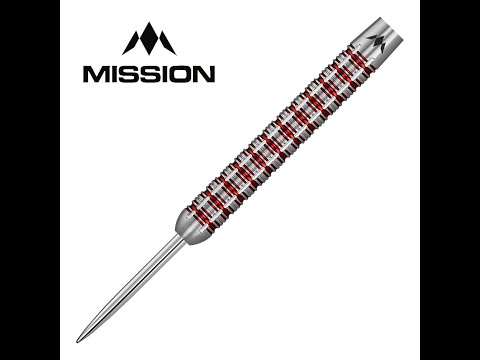 Mission Reiki M3 22 gram Steel Tip Darts - Electro Red - D1865