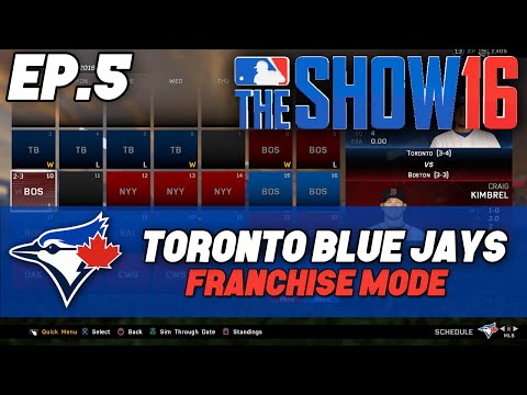 MLB The Show 16 Blue Jays Franchise ep. 5 - "JA Happ...All Star Pitcher?!"