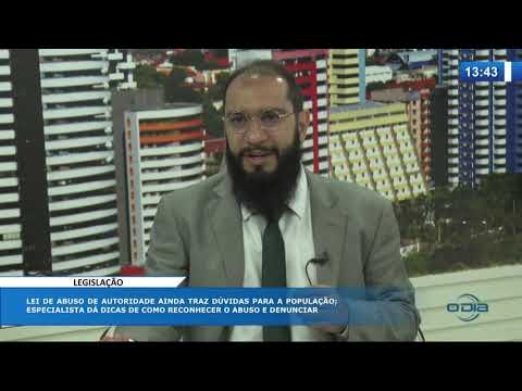 O DIA NEWS 16 01 2020  Lucas Villa (Advogado) - Lei de abuso de autoridade