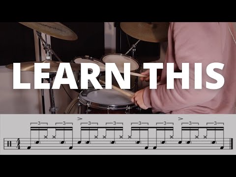 Impress Your Drum Teacher with This Linear Half Time Shuffle Groove - Quick Drum Lesson