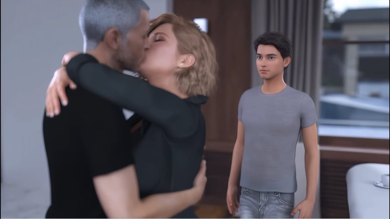 My Cute Roommate 2 FINAL VERSION - Hospital, Olya and Anya come to my room, three with maid #END