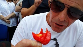 preview picture of video 'Chilli Eating Contest Merthyr Tydfil 2014'