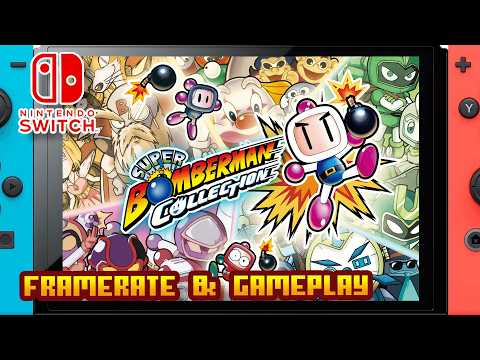SUPER BOMBERMAN COLLECTION - (Nintendo Switch 1) - Framerate & Gameplay - 4K