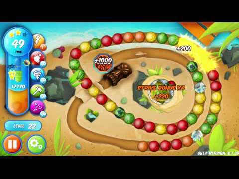 Woka Woka: Marble Shooter - Level 22