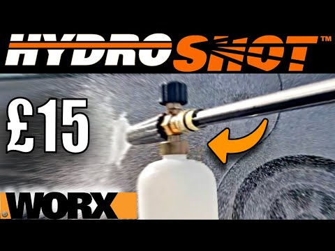 Worx Hydroshot With CHEAP Snow Foam Cannon? BOOM.