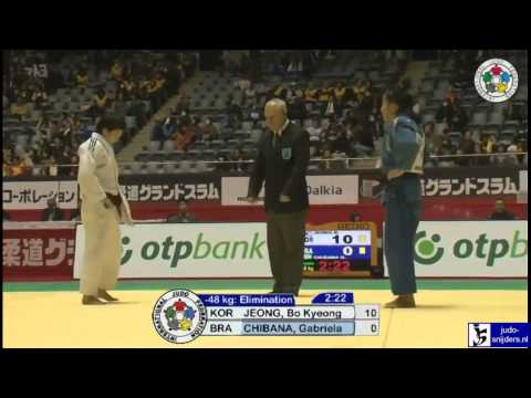 Judo 2012 Grand Slam Tokyo: Bo Kyeong Jeong (KOR) - Gabriela Chibana (BRA) [-48kg]