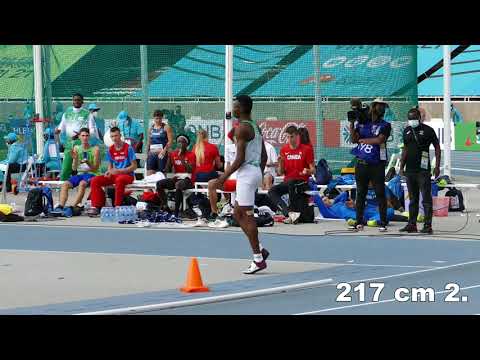 Omamuyovwi ERHIRE (NIG) 214 cm 4. Place High Jump Men World U20 Championships! Nairobi 2021
