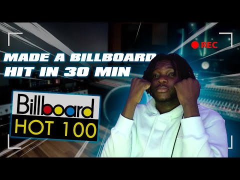 ACCIDENTALLY MADE A HOT 100 BILLBOARD HIT IN 30 min [ track challenge ] 😂 🤣