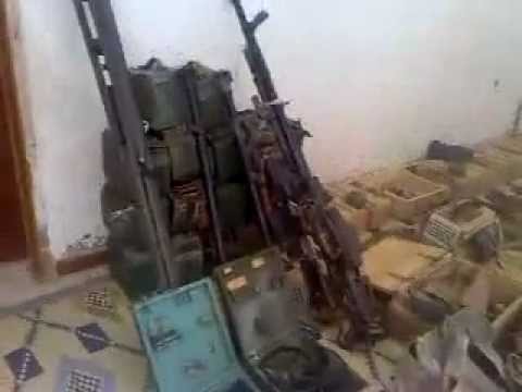 غنائم كتائب الجيش الحر من عملية اقتحام سرية الروضة للهجانة في بادية الجزيرة