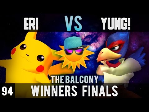 Melee @ the Balcony 94 - Winners Finals ft. Eri (Pikachu) VS PEPIS|Yung! (Falco)