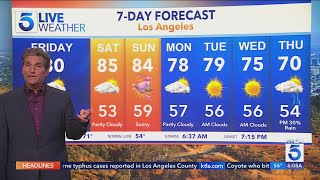 KTLA 5 News Weather Forecast - Friday, April 3, 2026