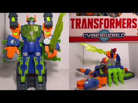 Transformers Cyberworld scorponok unboxing, assembly, transformation, review, tips and parents guide