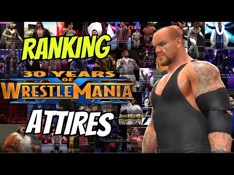 Ranking EVERY 30 YEARS OF WRESTLEMANIA OUTFIT!!