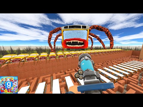 Hungry Car And Bus Eater In Maze Gmod Episode 3