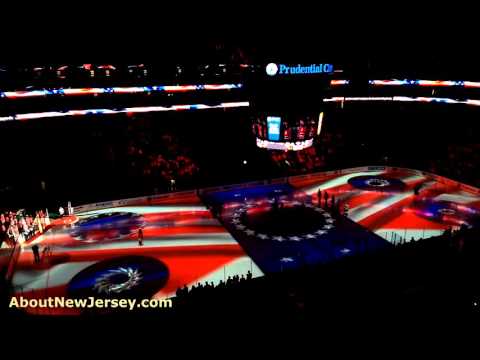 National Anthem sung by Artlette at New Jersey Devils Game