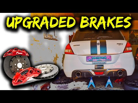 BRAKE UPGRADE INSTALL #brakes #stopfast #upgrade