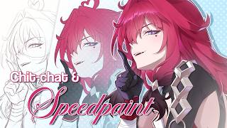 SPEEDPAINT & CHIT CHAT 🌨️ answering your burning questions (10k special)