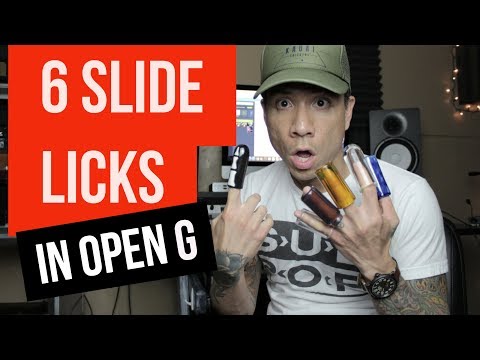 6 Slide Guitar Licks and Tips in Open G - How To - Guitar Lesson - Tutorial with RJ Ronquillo