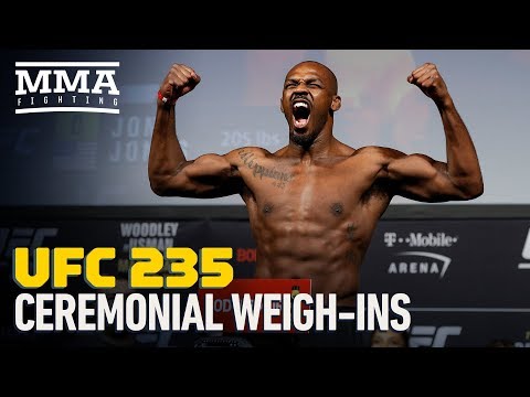 UFC 235 Ceremonial Weigh-In Highlights - MMA Fighting