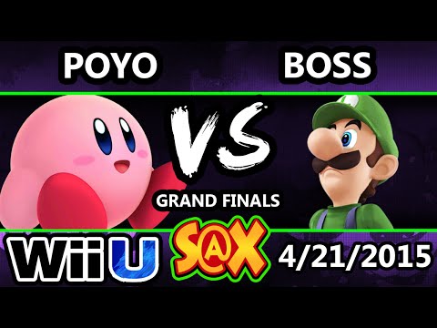 S@X - MVG WS | Boss (Luigi) Vs. Poyo (Kirby) SSB4 Grand Finals - Smash Wii U - Smash 4