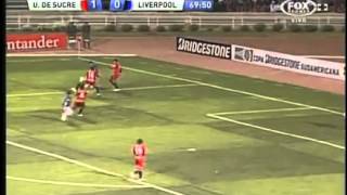 preview picture of video 'Universitario de Sucre 1 - 2 Liverpool Copa Sudamericana 2012'