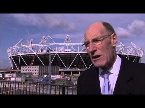 Inside Olympics venue - the Excel Centre