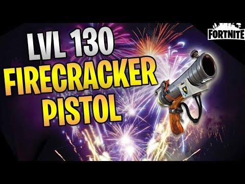 FORTNITE - PL 130 Sunbeam Freedom's Herald Firecracker Pistol With Water Element Gameplay Video