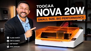TOOCAA NOVA AI-Powered Laser Engraver - The World's First AI-Powered Smart Control Laser Engraver