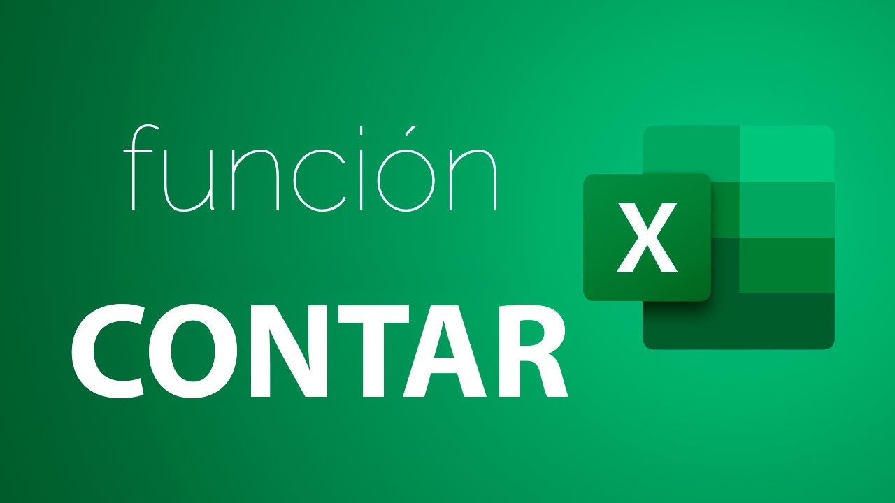Función de CONTAR en Excel