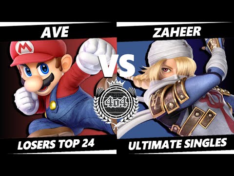 4o4 Smash Night 45 - BASED| Ave~ (Mario) vs Zaheer (Sheik, Link) - Losers Round 5