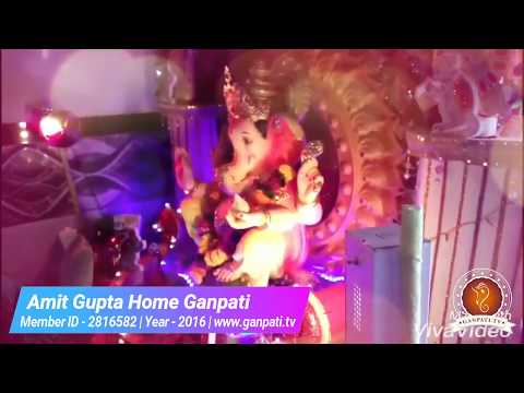 Amit Gupta Home Ganpati Decoration Video