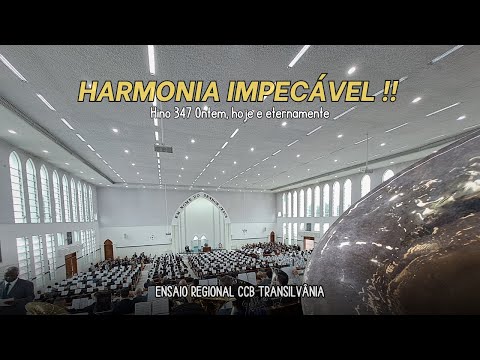 Hino 347 Ontem, hoje e eternamente - Harmonia IMPECÁVEL da Orquestra