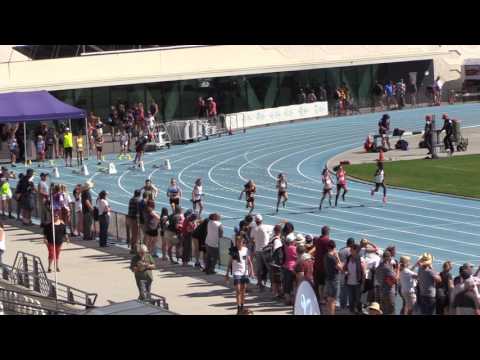 2017 STATE TRACK & FIELD CHAMPIONSHIPS: GIRLS U9 100M FINAL // LAVicTV