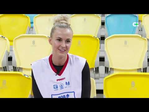 REPORTAJE CED - Petra Holesinska, jugadora internacional checa del SPAR Gran Canaria de baloncesto.