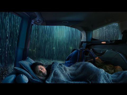 Rain Sounds For Sleeping - 99% Instantly Fall Asleep With Rain Sound outside the window At Night
