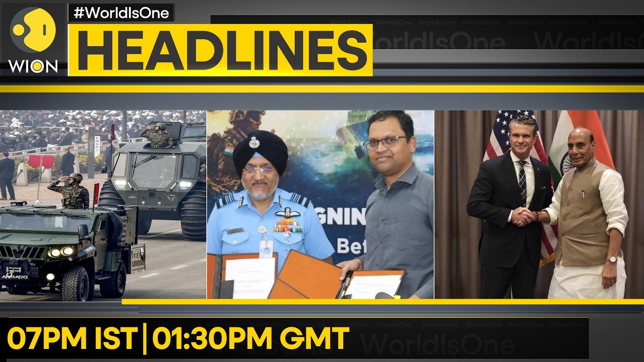 India-US Review Military Tech Cooperation | India Builds Tri-Service Military AI | WION Headlines