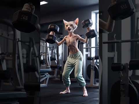 #Cats 3d #viralshort #youtubeshorts #catsbody#Mawo Mawo gym 🏋️&zwj;♀️ 💪🏻 🐈